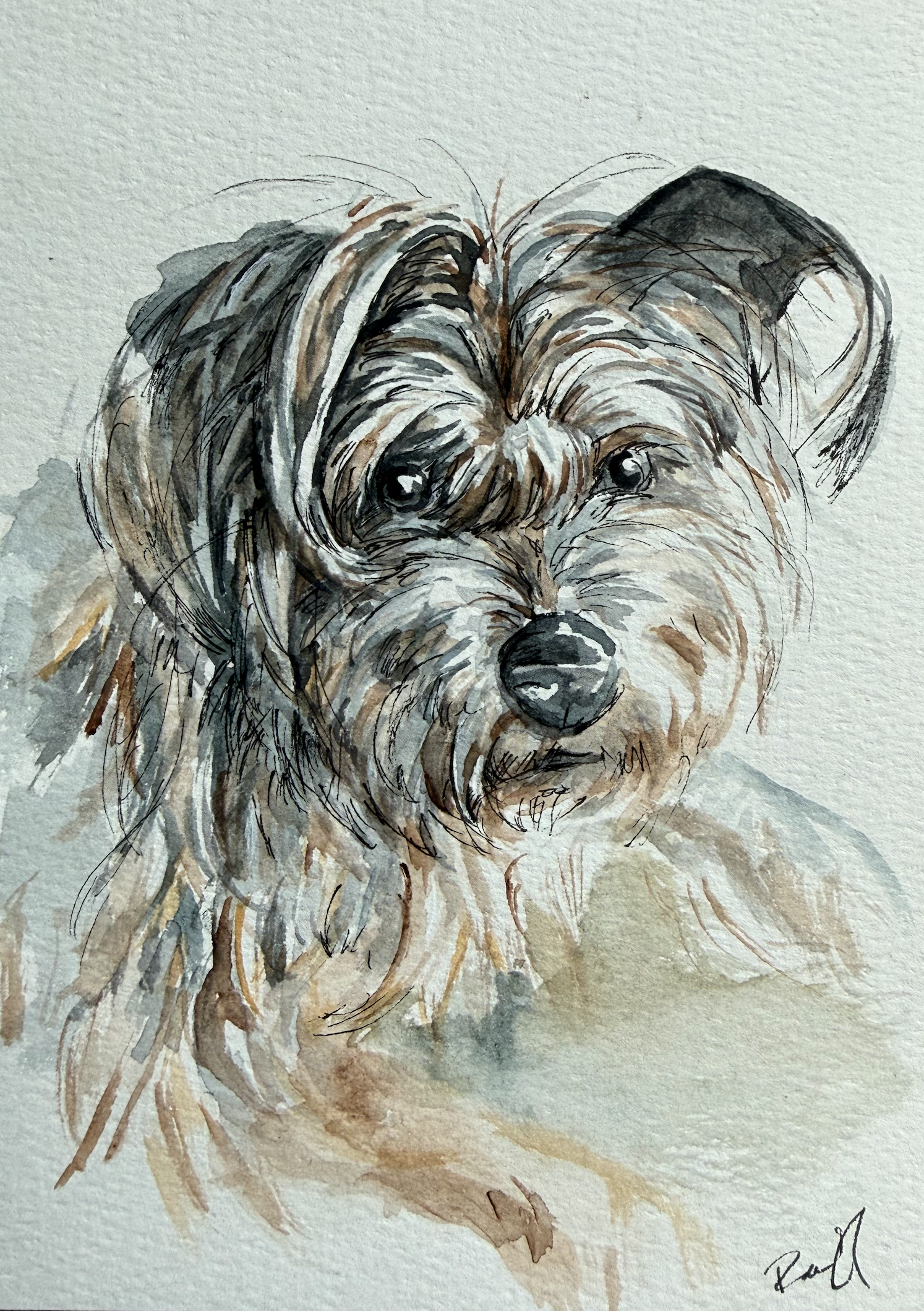 Custom Watercolor of Pet