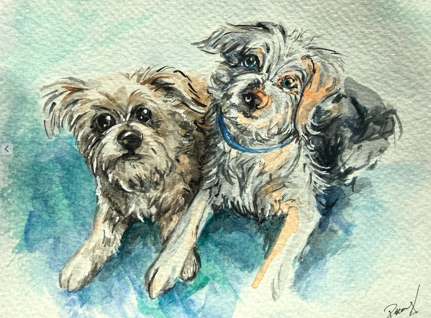 Custom Pet Watercolor