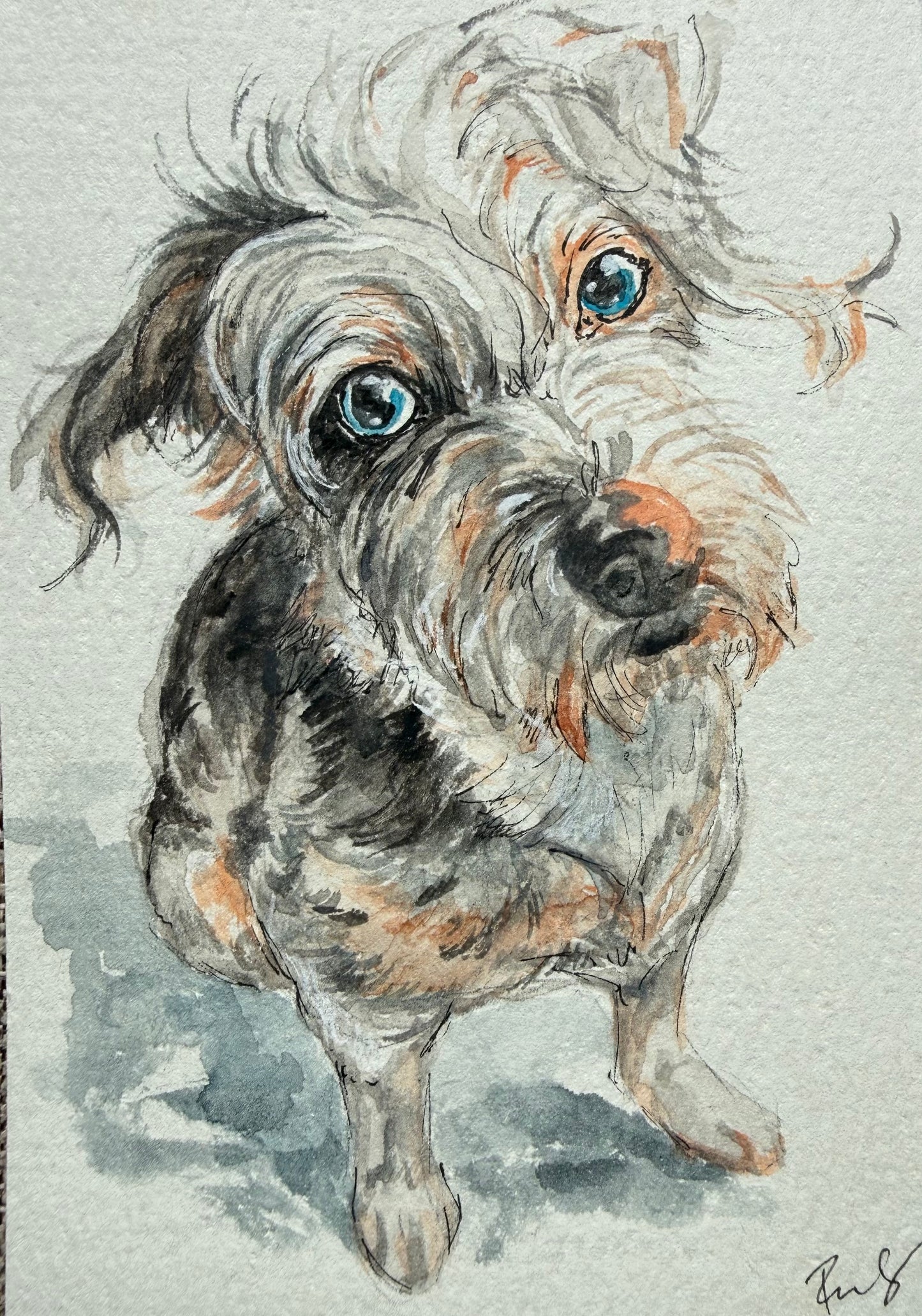 Custom Pet Watercolor